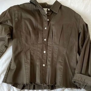 Current/Elliott • cinched buttons down top